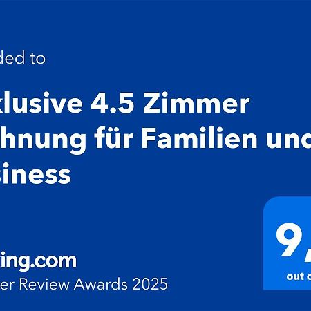 Exklusive 4.5 Zimmer Wohnung Fuer Familien Und Business 에스첸즈 외부 사진